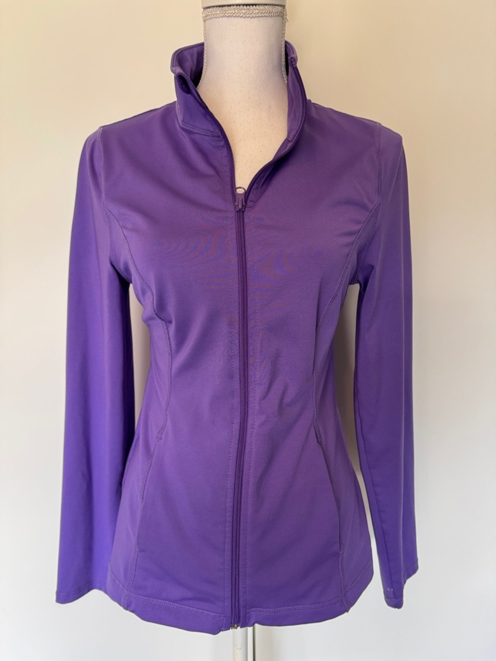Zella Purple Full-Zip Performance Jacket, size Medium